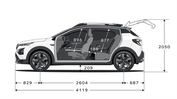 dimensions - Renault Kardian