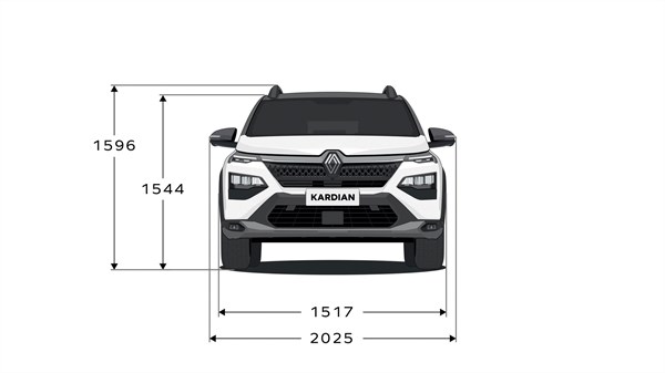 dimensions - Renault Kardian