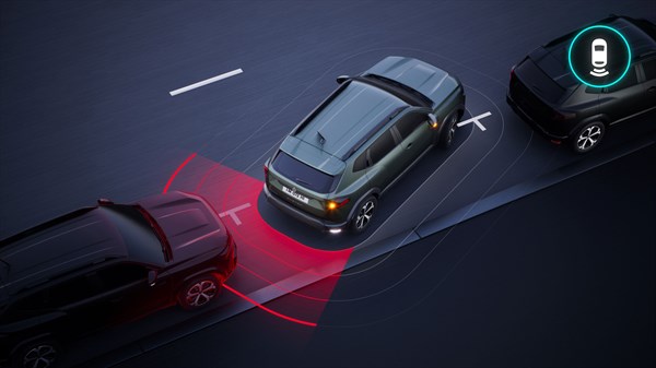rear parking assist - Renault Duster